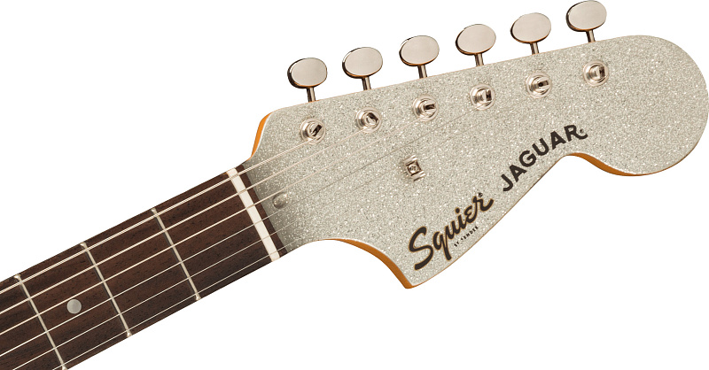 Фото Электрогитара FENDER SQUIER Classic Vibe '60s Jaguar LRL Silver Sparkle