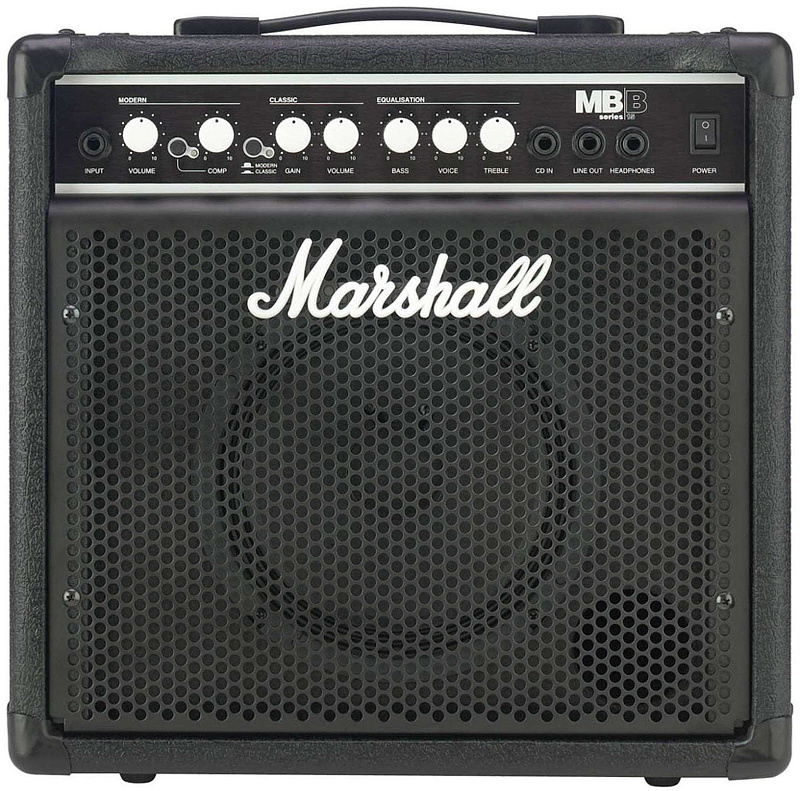 Фото MARSHALL MB15 15W BASS COMBO 2 CHANNEL Басовый комбо