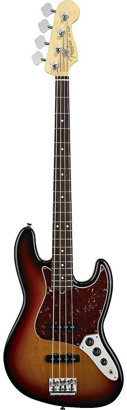 Фото Бас-гитара FENDER AMERICAN STANDARD JAZZ BASS 2012 RW FRETLESS 3-COLOR SUNBURST