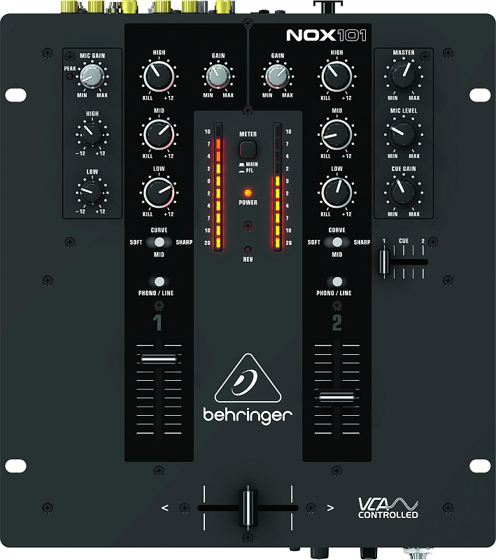 Фото DJ пульт BEHRINGER NOX101 PRO MIXER
