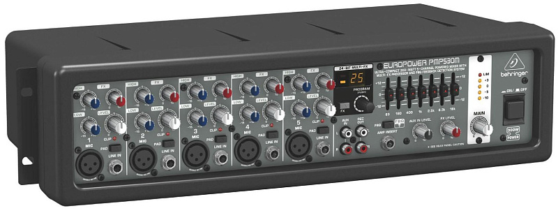 Фото Микшерный усилитель BEHRINGER PMP 530M EUROPOWER