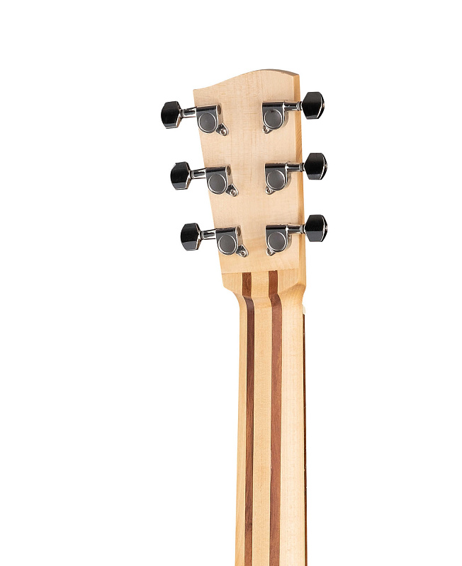 Фото TR1-3 Гитара электро-акустическая, трэвел, сапеле, Poni