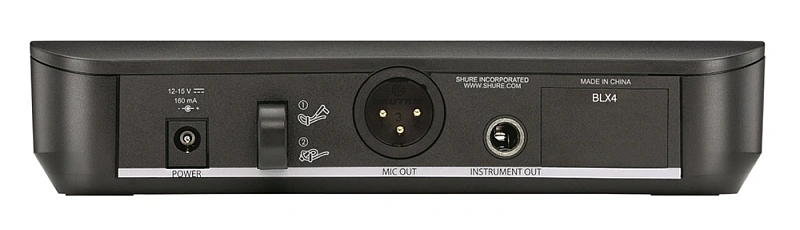 Фото SHURE BLX14RE/CVL K3E 606-636 MHz радиосистема c петличным микрофоном CVL, крепление в рэк в комплекте