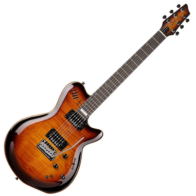 Фото Godin 024131 LGXT Cognac Burst Flame AAA