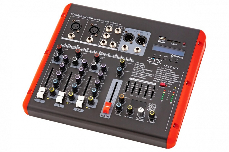 Фото Микшерный пульт ZTX audio Mix 2.1.Fx
