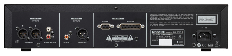 Фото Tascam CD-6010 
