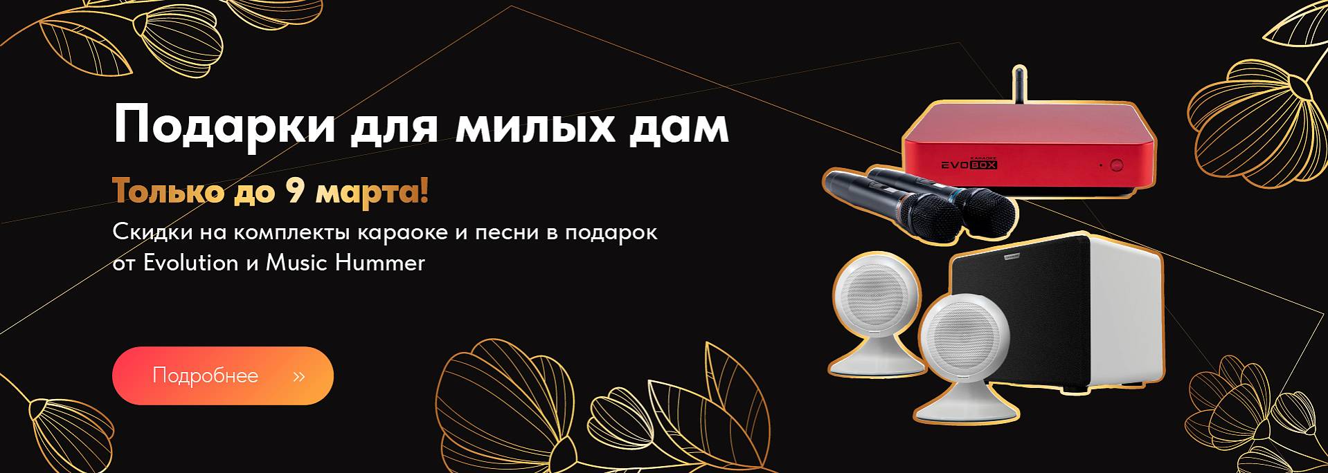 Акция к 8 Марта от Evolution и Music Hummer!