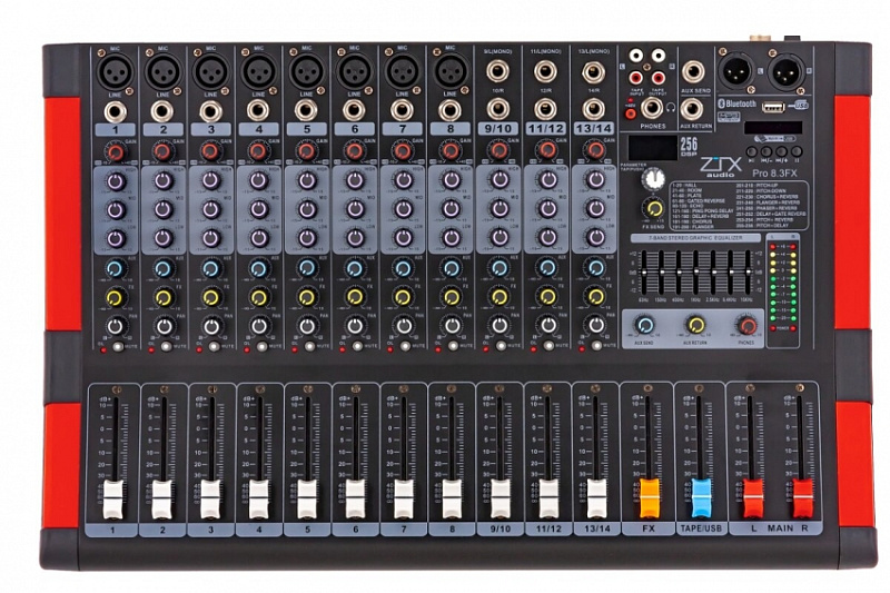 Фото Микшерный пульт ZTX audio Pro 8.3Fx