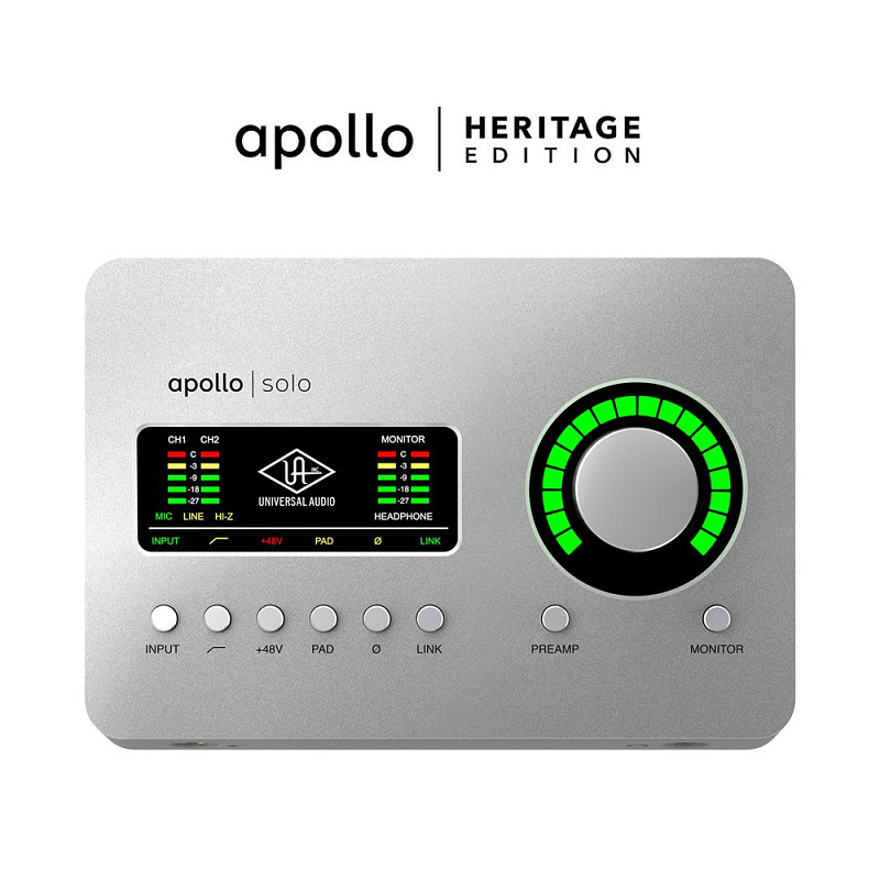 Фото Аудиоинтерфейс Universal Audio Apollo Solo USB Heritage Edition