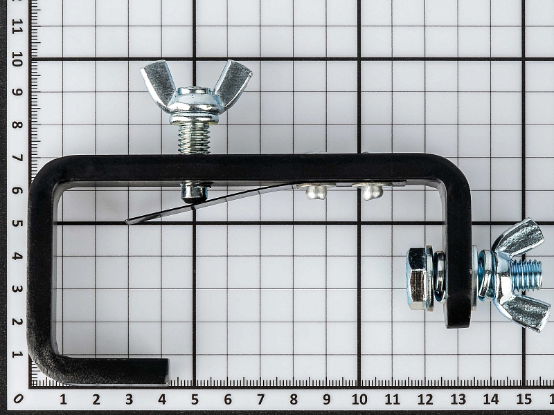 Фото Струбцина крепежная Laudio 310BK08-DL-M10D, 43-51мм, М10