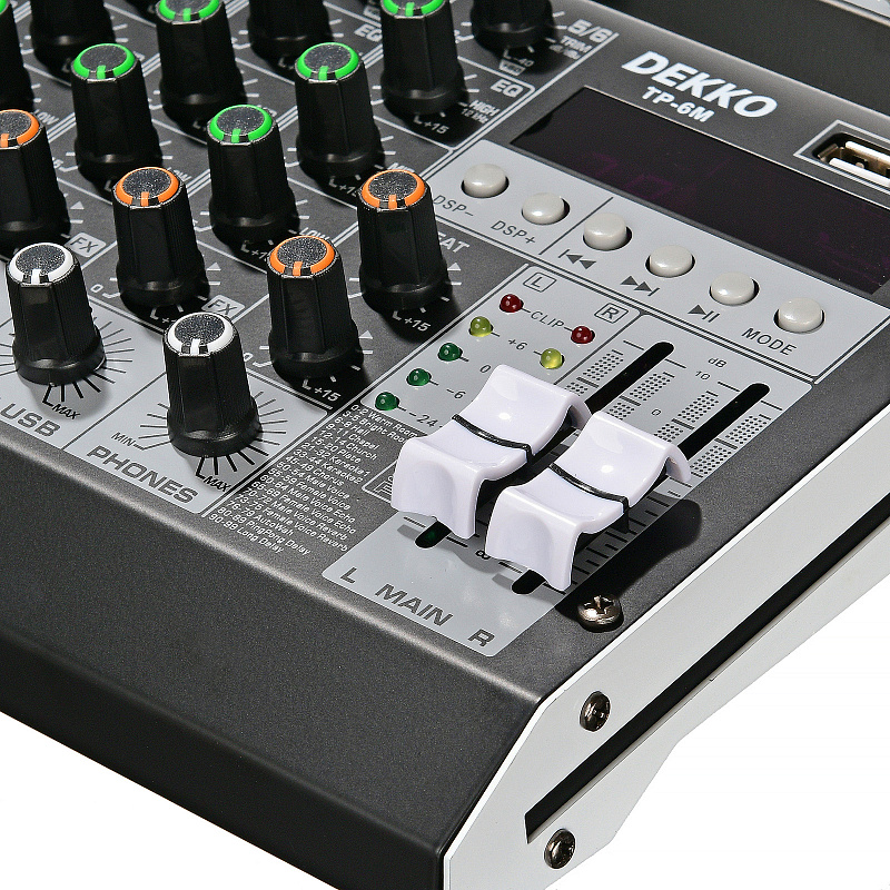 Фото Микшерный пульт DEKKO TP-6M