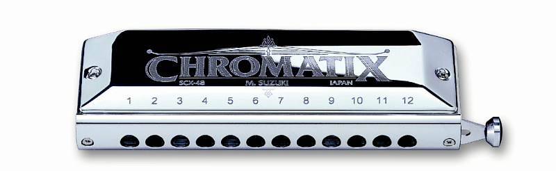 Фото Губная гармошка хроматическая Suzuki SCX-48