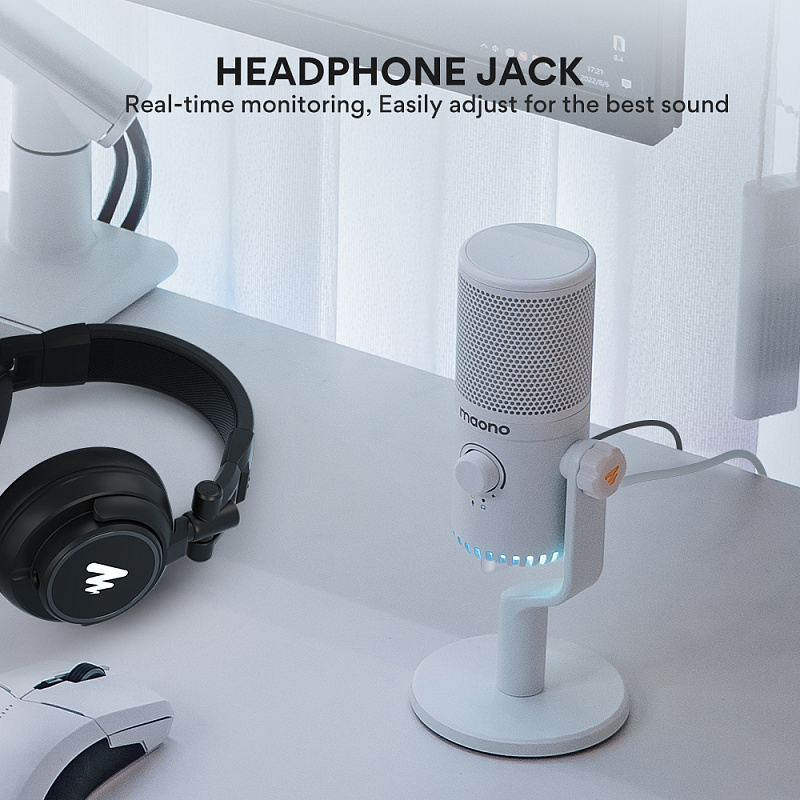 Фото Микрофон Maono DM30 (white)