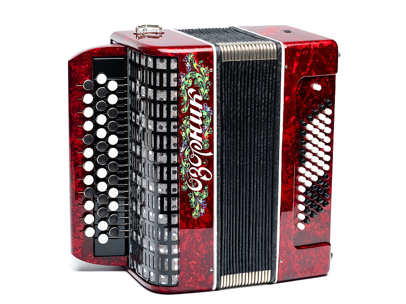 Фото Баян "Озорник" Шуйская гармонь B24YL-RD