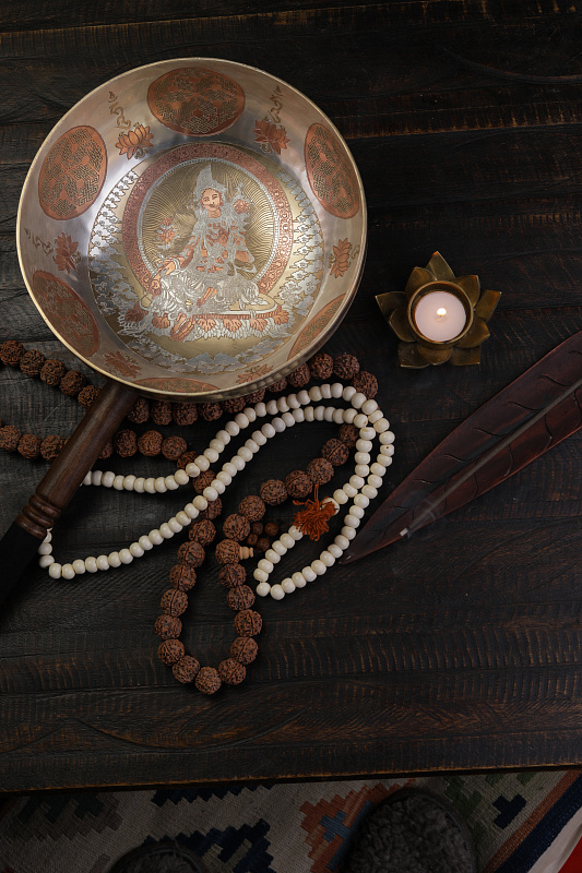 Фото Кованная поющая чаша Sun Full Carving SBSUN-FC