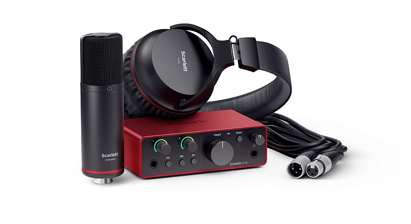 Фото Студийный комплект FOCUSRITE Scarlett Solo Studio 4th Gen