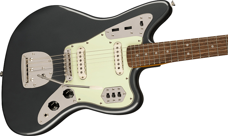 Фото Электрогитара FENDER SQUIER Classic Vibe '60s Jaguar LRL Charcoal Frost Metallic