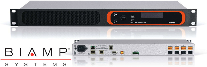 Фото Цифровая аудиоплатформа Biamp TesiraFORTE AVB VT4